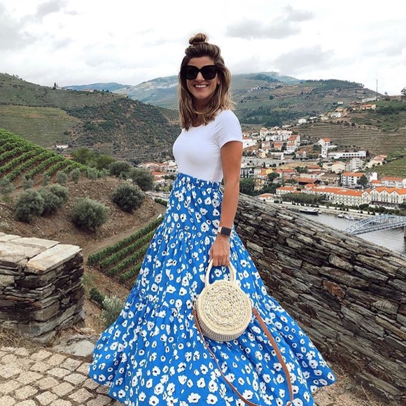 Zara blogger fav floral print maxi skirt - Picture 3 of 8